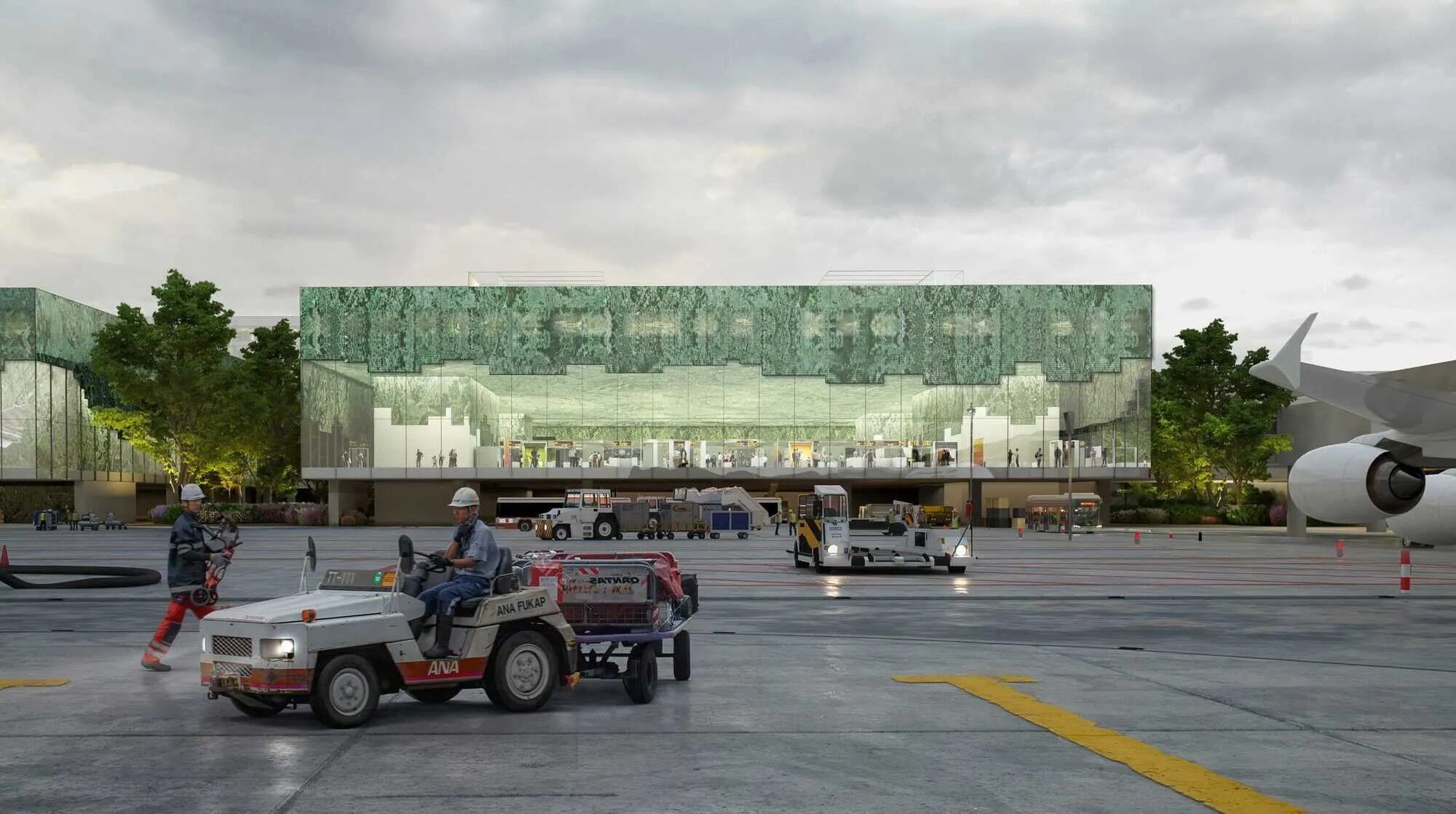 Пражский аэропорт превратится в гигантский фонарь: фото
