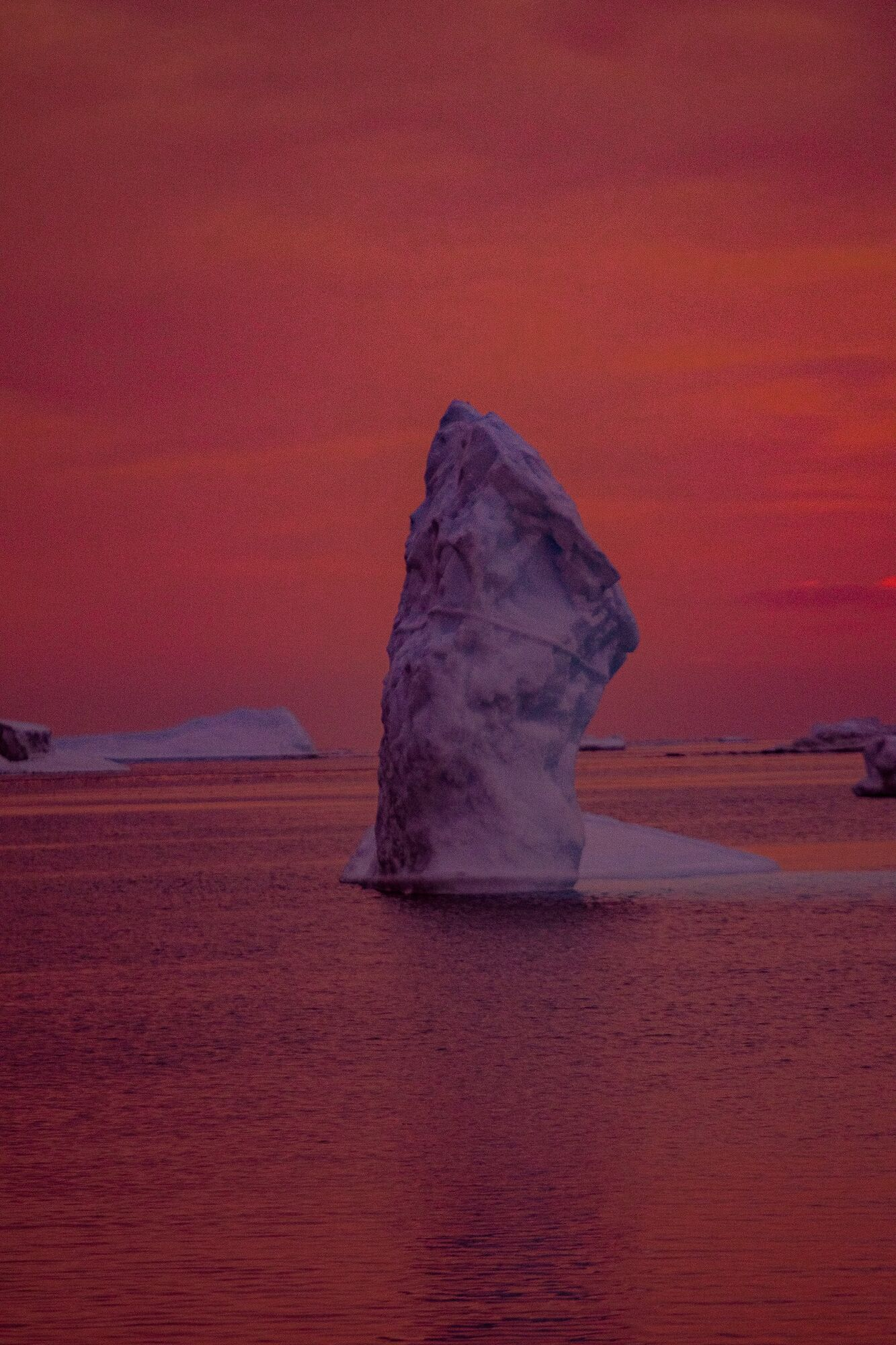 Антарктида вдруг стала марунового цвета: фантастические фото