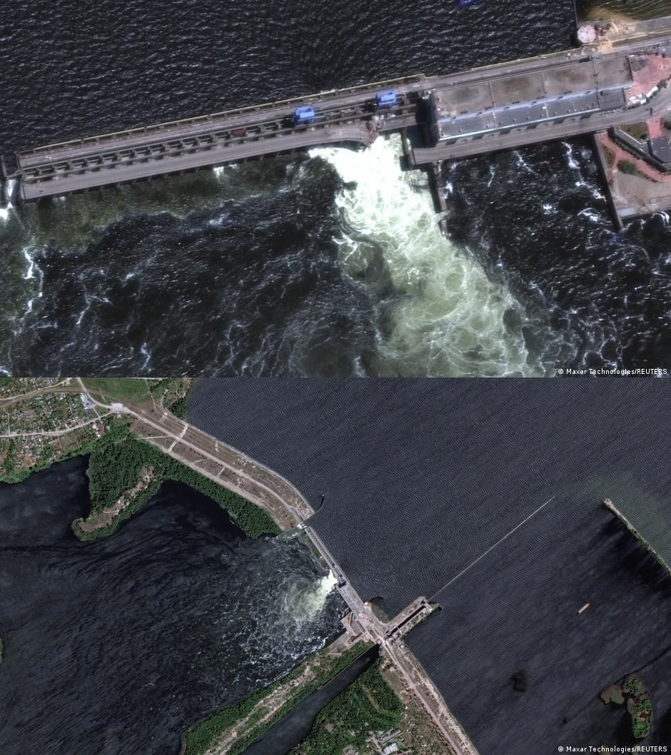 Масштабы затопления: как выглядит Каховское водохранилище до и после (новое видео)