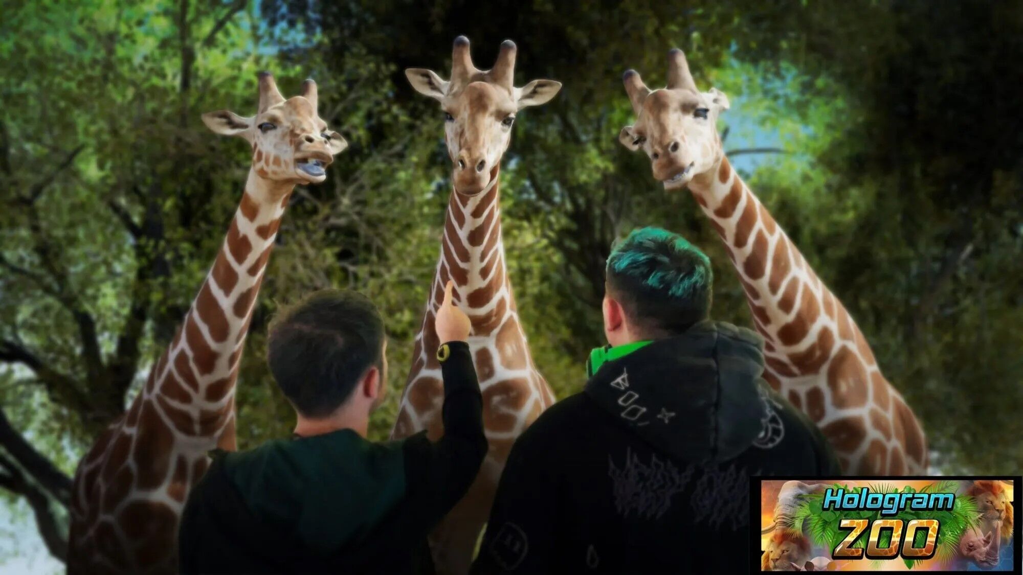 В Австралии появился первый в мире зоопарк с голографическими животными: как это выглядит