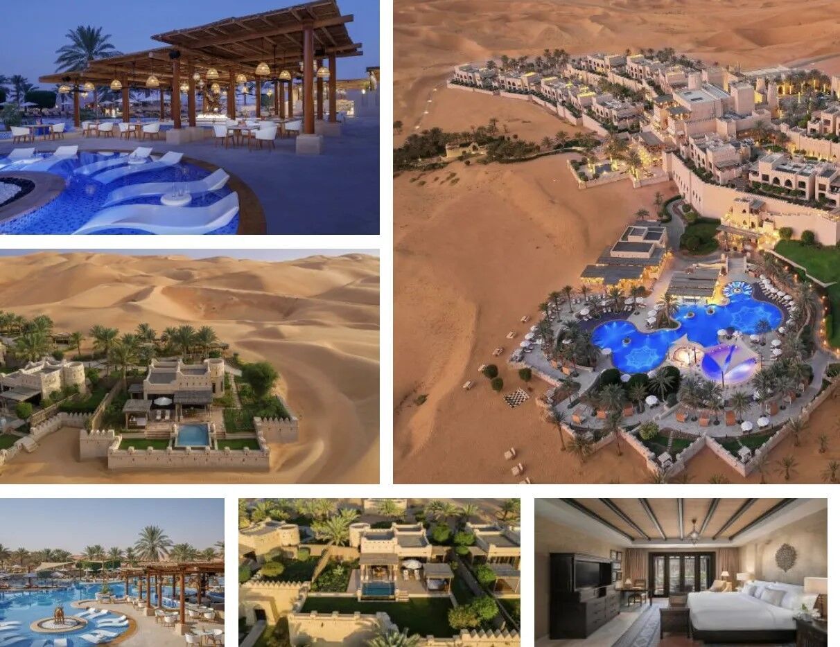 Вісім неймовірних готелей у ОАЕ посеред пустелі. Фото