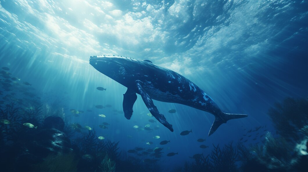 Ученые впервые в истории наблюдали полное рождение голубого кита