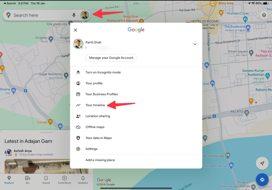 Как очистить историю Google Maps на любом электронном устройстве