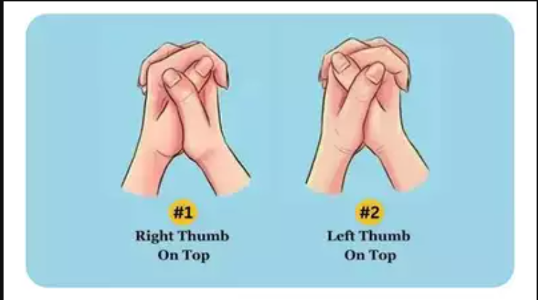 Тест на определение личности: то, как вы скрещиваете большие пальцы рук, может многое о вас рассказать