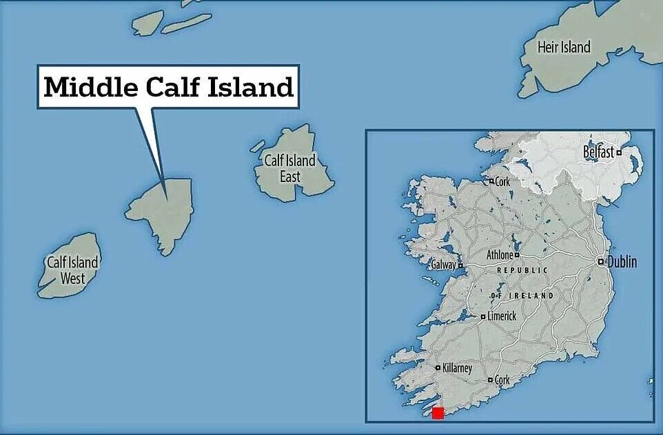 Казковий острів біля узбережжя Ірландії виставили на продаж за ціною середнього будинку у Лондоні. Фото