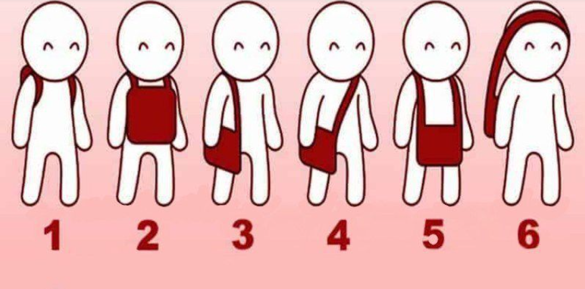 Як ви носите сумку: 6 способів, які розкривають характер людини