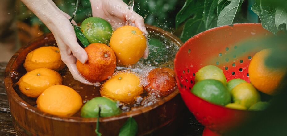 Способи миття фруктів та овочів