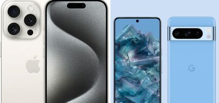 Смартфони, що вражають: порівнюємо Google Pixel 8 Pro та iPhone 15 Pro