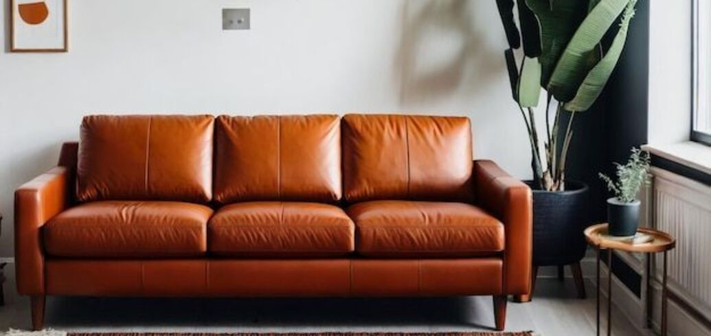 Способы очистить кожаный диван от пятен
