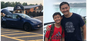 Отец с сыном проехали 28 дней на Tesla и опровергли слухи о проблемах в пути