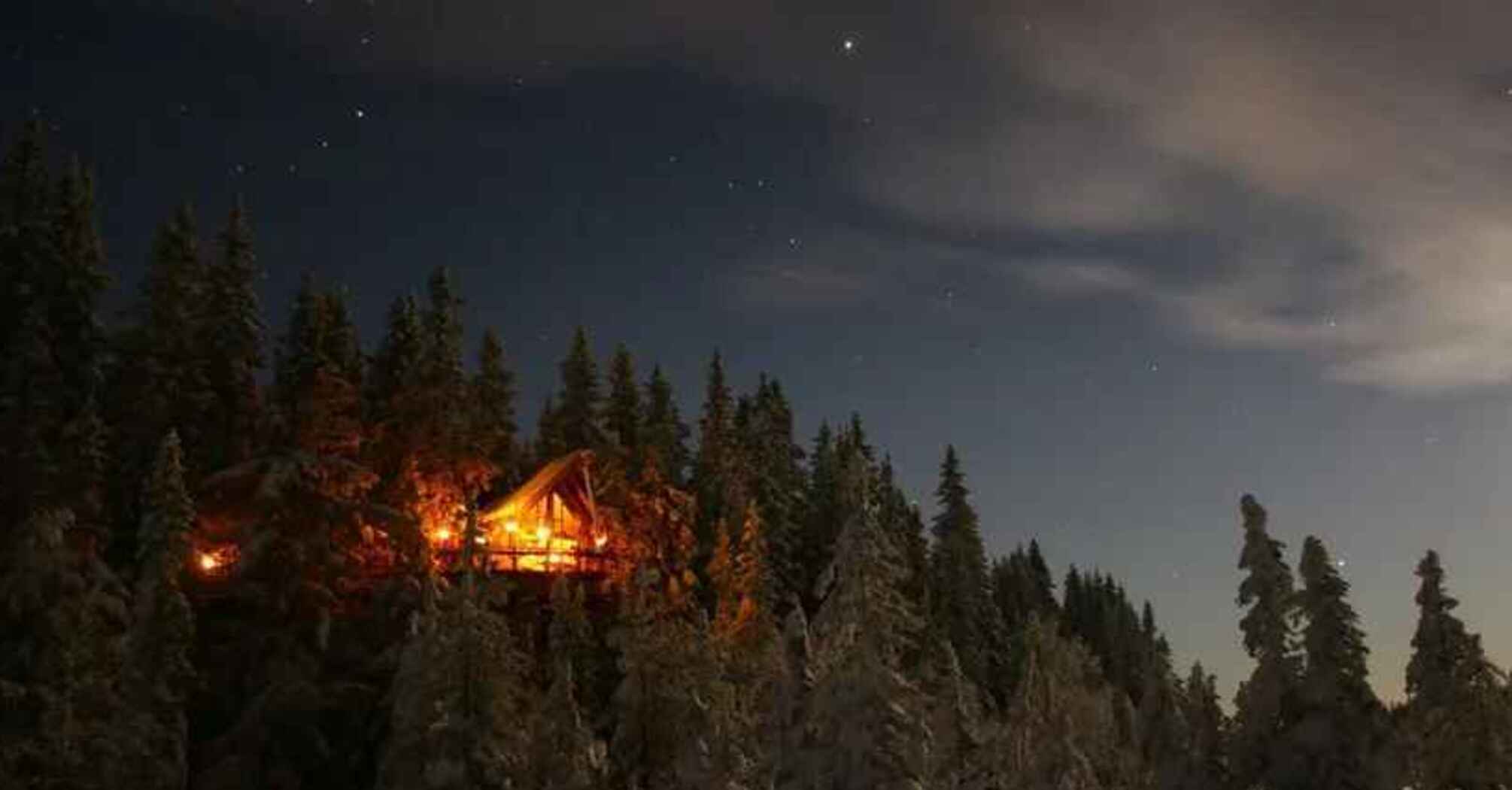 Пейзажи на 360 °: в Норвегии туристам предлагают остановиться в домике на дереве.