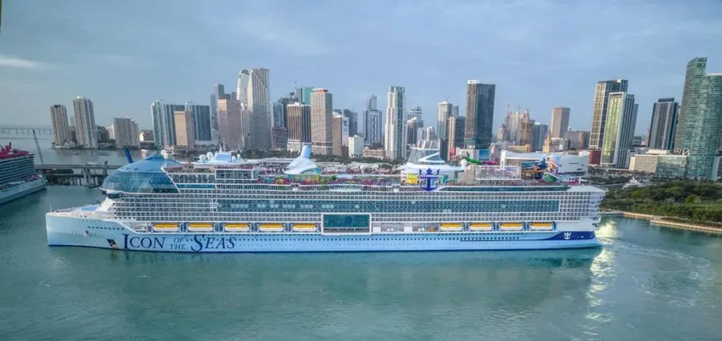 Світовий рекорд у Маямі: Icon of the Seas став найбільшим круїзним лайнером у історії