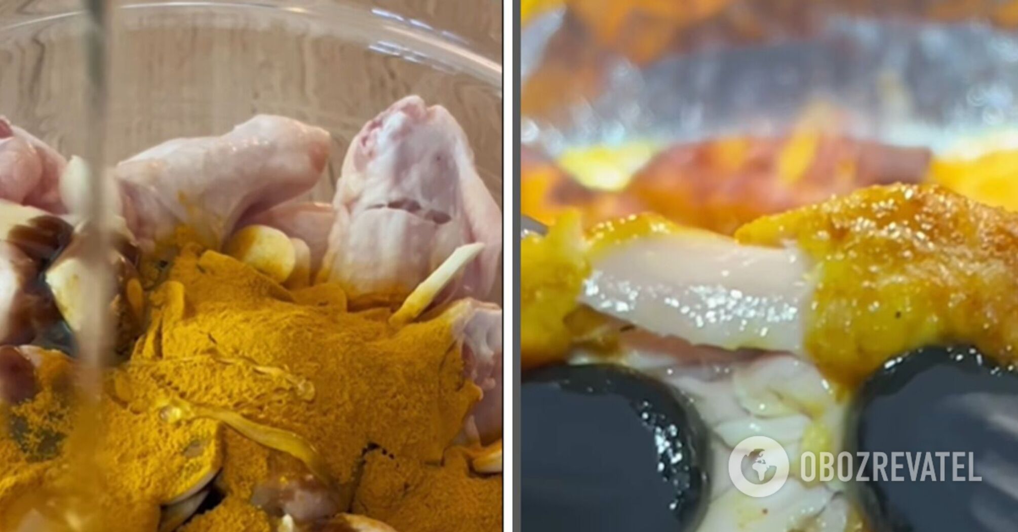 Соковиті крильця з куркумою та ананасами: дуже простий рецепт